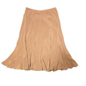 Vintage Joseph Ribkoff Tan Stretch Skirt size 8